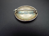 Antique Silver Temperance Total Abstinence Medal British India Badge Pin 1862