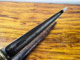 Antique Bianchetti Grain Seed Probe Sampler Leather Sheath Stiletto circa 1900