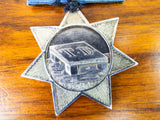 Antique European Silver Star TD Endragt Medal