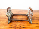 Antique Bronze Art Nouveau Sliding Bookends