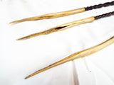 Antique Cassowary Bone Head Hunting Tipped Arrows ~ Papua New Guinea