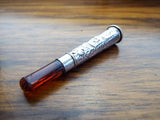 Antique Amber Silver Cheroot Holder & Case