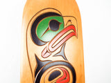 Vintage Coast Salish Wood Carving Eagle Paddle by William Watts