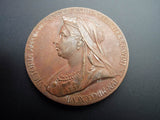 Antique 1897 Queen Victoria Diamond Jubilee Medallion