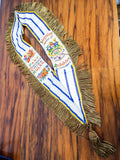 Ceremonial Regalia Sash ~ Chief Ruler ~ Order of Rechabites