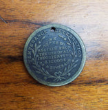 Rare Antique Political Temperance 1775 Patriotic Brass US Coin