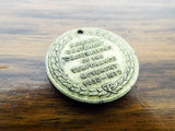 Vintage Temperance Joseph Livesey Centenary Medallion