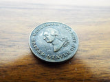 Antique George Washington Temperance Ten Dollar 1 Cent Coin