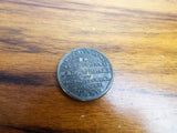 Antique George Washington Temperance Ten Dollar 1 Cent Coin