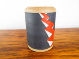 Vintage South Western Zigzag II Ceramic Pottery Terry Rubin N Mexico Postmodern