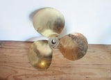 WW2 Brass Triple Boat Propeller - Yesteryear Essentials
 - 1