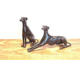 Art Deco Grey Hound Sculptures - Yesteryear Essentials
 - 1