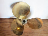 WW2 Brass Triple Boat Propeller - Yesteryear Essentials
 - 2