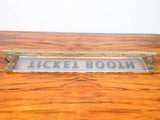 Art Deco Style 1920s Ticket Booth Sign