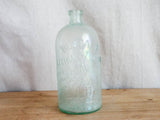 Antique 1800s Buffalo Water Lithia Glass Bottle ~ Edward H Everett