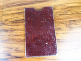 Antique German 1885 Metal Military Pass Etui Wallet