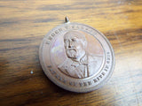 Antique Masonic Bronze Enoch T Carson Coin