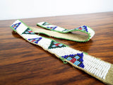 Native American Pyramid Beaded Traditional Belt ~ Northern Plains