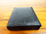 Antique Civil War Era US Grant Thermoplastic Presidential Token Leather Case