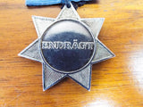 Antique European Silver Star TD Endragt Medal