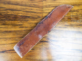 Vintage WW2 Era RH PAL 38 Military Knife Made in USA Fixed Blade Leather Sheath