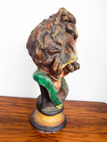 Vintage Signed Mythological Garden Art Sculpture