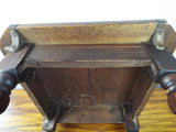 Antique Mission Style California Tiled Side Table Oak Side