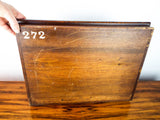 1900 Antique Advertising Pacific Mills Cotton Wood Display Case Salesman Sample