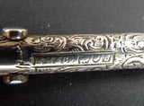 Antique British Sterling Silver Articulated Pen