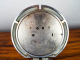 Vintage WW2 Seth Thomas Mark I Deck Clock Brass Nickel Plated US Navy 1940