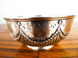 Antique 1881 Victorian British Sterling Silver Bowl