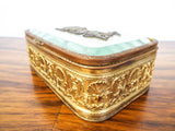 Louis XVI Gold Gilt Ormolu Beveled Glass Casket