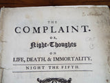 Antique 18th C Play Script ~ The Complaint London 1743