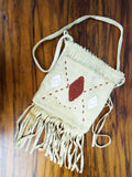 Vintage Western American Plains Indian Beaded Cheyenne Beaver Skin Medicine Bag