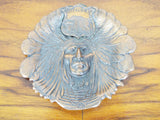 Vintage K & O 1920s Indian Chief Head Pin Tray