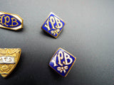 Vintage Collection Temperance Pins YPB ATS Masonic Pins Lapel Badges 1910 1940s