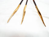 Antique Cassowary Bone Head Hunting Tipped Arrows ~ Papua New Guinea