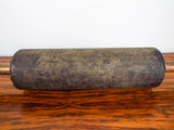 Antique Primitive Wood & Leather Rolling Pin