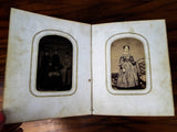 Antique 1870s Miniature Photograph Album