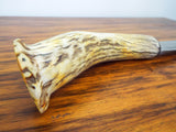 Antique 19th C Stag Horn Indian Native American Knife