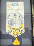 1886 Minneapolis Industrial Exposition Embroidered Ribbon