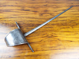 Antique Main Gauche European Sword Trefoil Blade