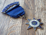 1920s Antique Religious Gospel Temperance Star Enamel Medal