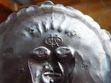 Vintage K & O 1920s Indian Chief Head Pin Tray