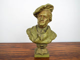 Vintage Metal Richard Wagner Sculpture