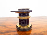 Antique Brass Universal Aplanat Extra Rapid Camera Lens