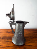 Antique Jugenstil Art Nouveau Kayserzinn Wine Ewer Water Jug Pewter 1900 1910