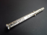 Antique British Sterling Silver Articulated Pen