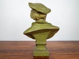 Vintage Metal Richard Wagner Sculpture