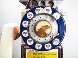 Vintage Rotary 3 Coin Pay Phone Bicentennial Eastern Electric Bell System 1976